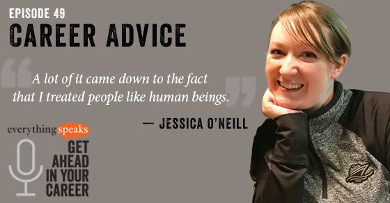 Jessica O'Neil Career Advice