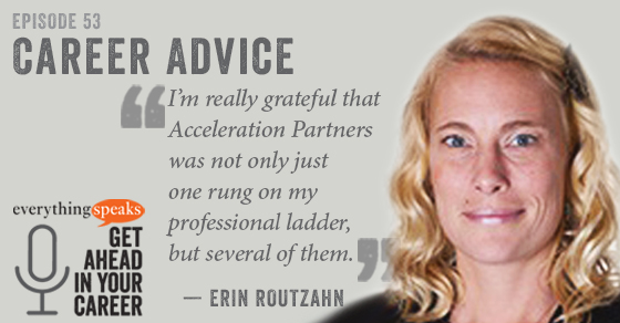 Erin Routzahn Career Advice